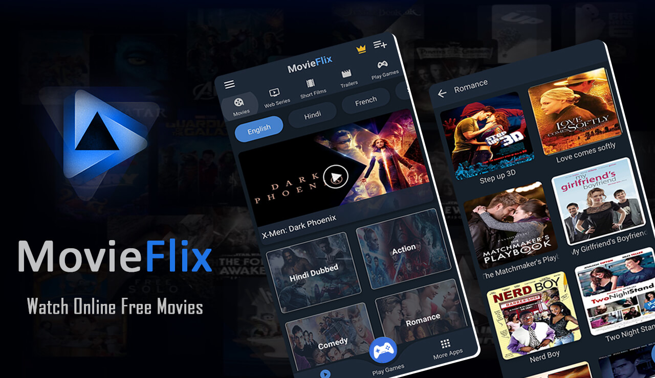 Movieflix watching movies and TV series banner